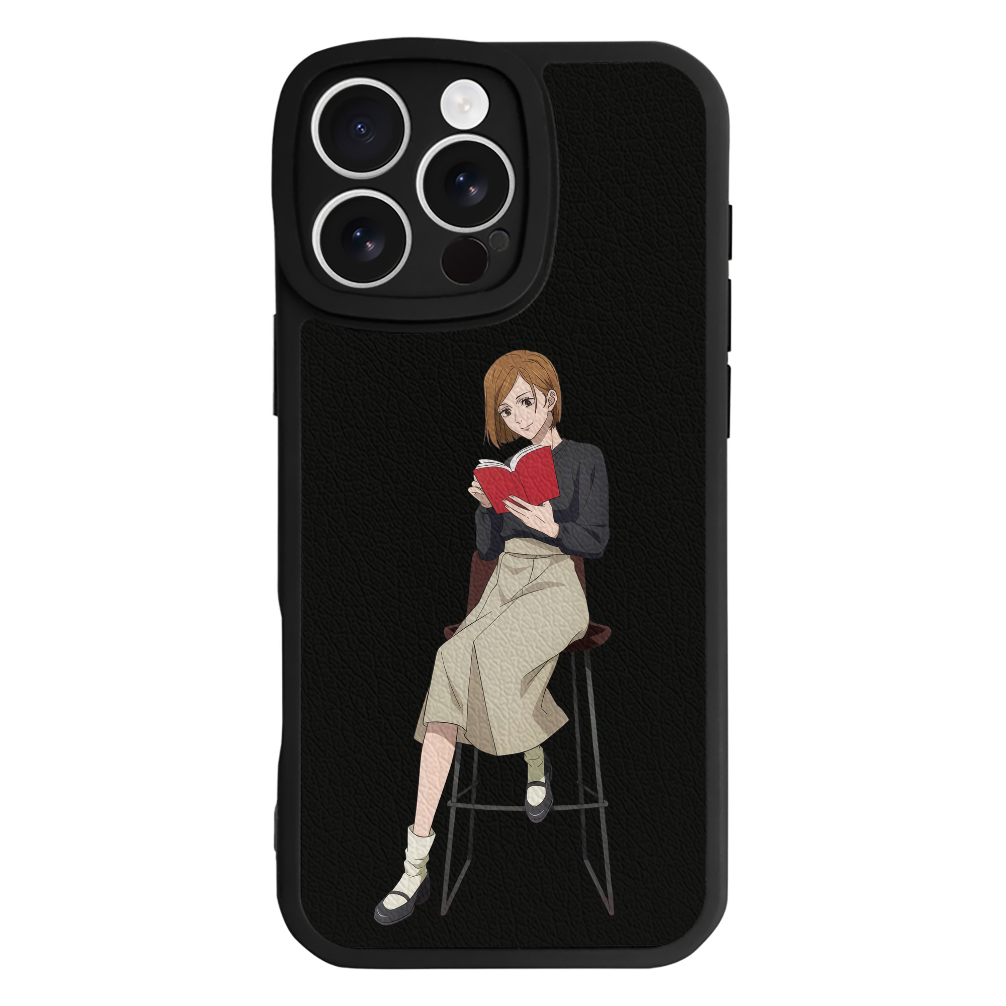（画像用） 呪術廻戦 Jujutsu Kaisen 【iPhone 16シリーズ対応】シリコンスマホケース（レザー調） 材質：シリコン